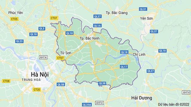 Bản đồ tỉnh Bắc Ninh