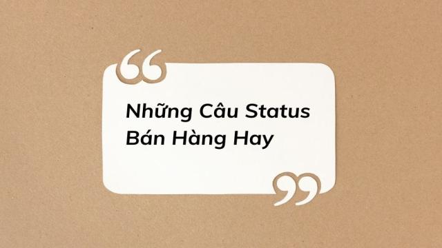 stt bán hàng hay