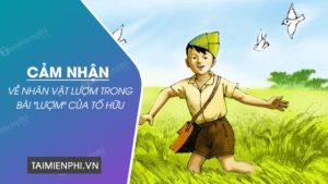 Cảm nhận về nhân vật Lượm trong bài thơ Lượm