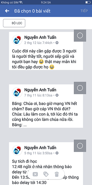 Mẹo xóa hàng loạt status, gỡ tag Facebook.