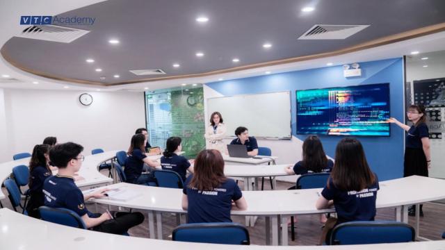 Phòng học tại VTC Academy