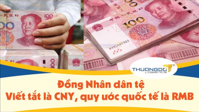 Đồng Nhân dân tệ viết tắt là CNY