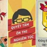 Hình ảnh quyết tâm ôn thi đẹp, hài hước