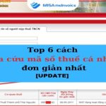 6 cách tra cứu mã số thuế cá nhân online bằng CCCD/CMND CHÍNH XÁC