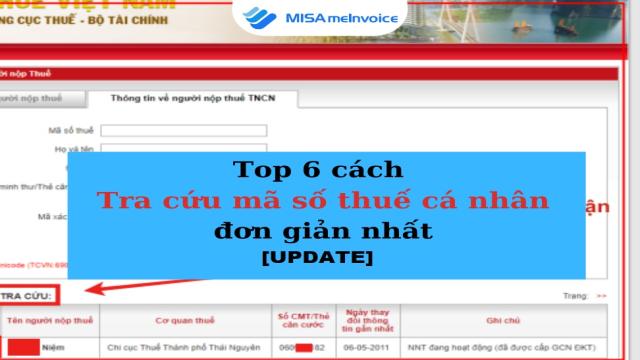 cách tra cứu mã số thuế cá nhân