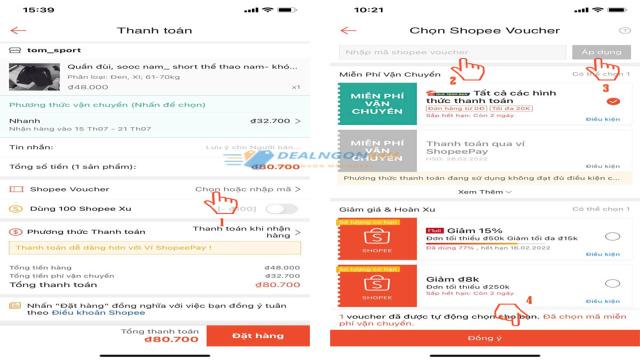 cách nhập mã giới thiệu Shopee - bước 3