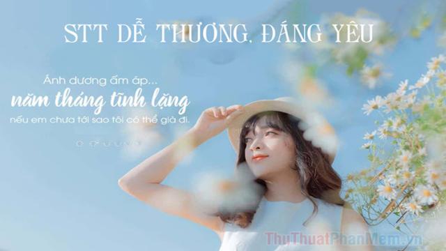 Stt dễ thương, đáng yêu hay nhất