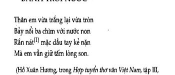 Hướng dẫn Soạn bài Bánh trôi nước sgk Ngữ văn 7 tập 1