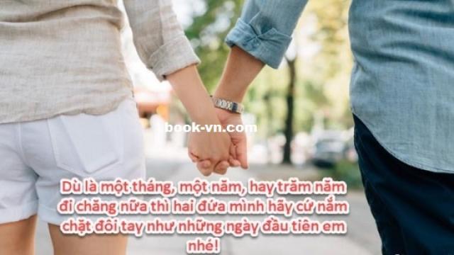 stt 1 tháng kỷ niệm ngày yêu nhau