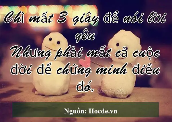 Trên đời này người đáng để trân trọng nhất là người đã sẵn sàng bỏ thời gian để chăm sóc bạn.