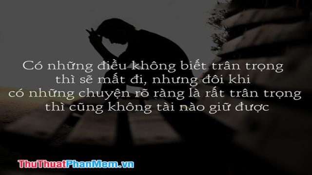 Status con trai buồn trong tình yêu