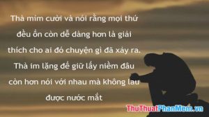 Stt con trai buồn cực hay