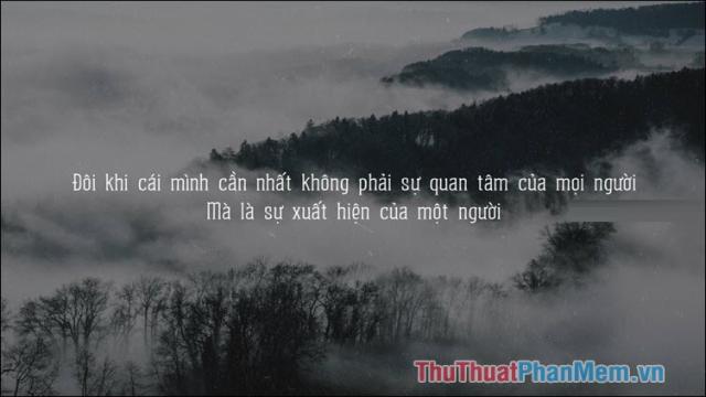 Em vẫn thích bản thân cô đơn như thế, không dựa dẫm, không vướng bận, không động lòng, cũng không thất vọng