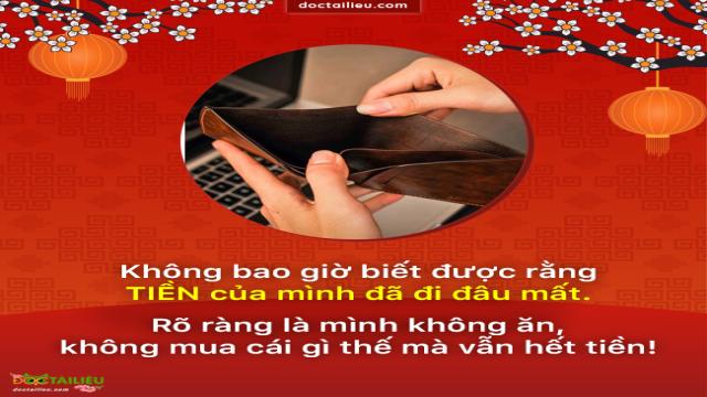 TIỀN của mình đã đi đâu mất