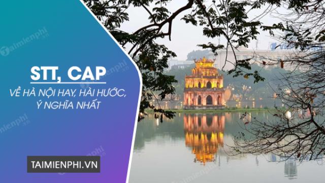 Cap ve Ha Noi