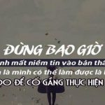 Những câu nói hay về sự cố gắng trong tình yêu và gắng tiếp thêm nghị lực trong cuộc sống cho bạn