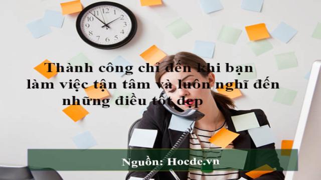 stt về công việc