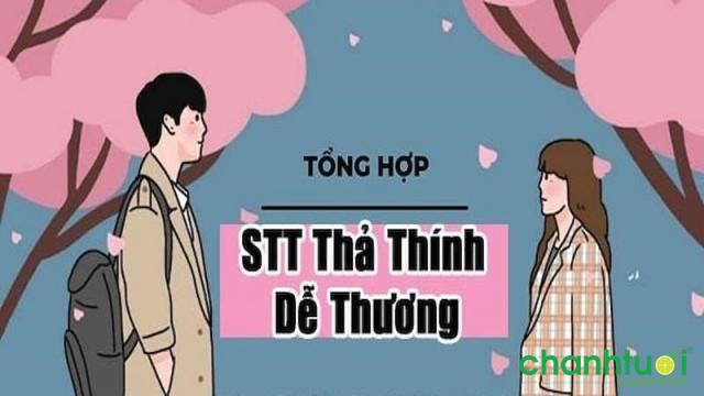 Stt dễ thương thả thính