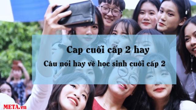 Cap về học sinh cấp 2