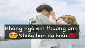 Stt yêu anh hài hước, cap yêu anh ngắn hay