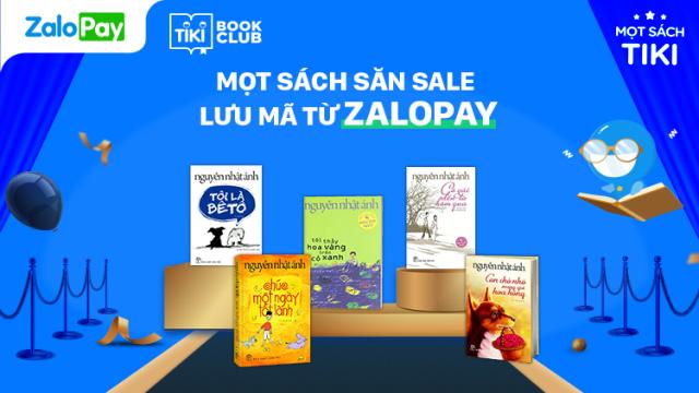 Mua sách nhà văn Nguyễn Nhật Ánh trên Tiki thanh toán ZaloPay