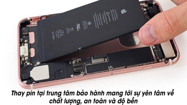 bảo hành pin, thay pin tại trung tâm bảo hành apple