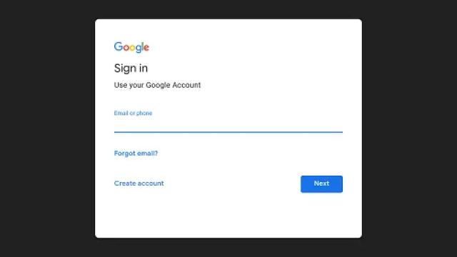 Tài khoản Google chính là địa chỉ email và mật khẩu duy nhất