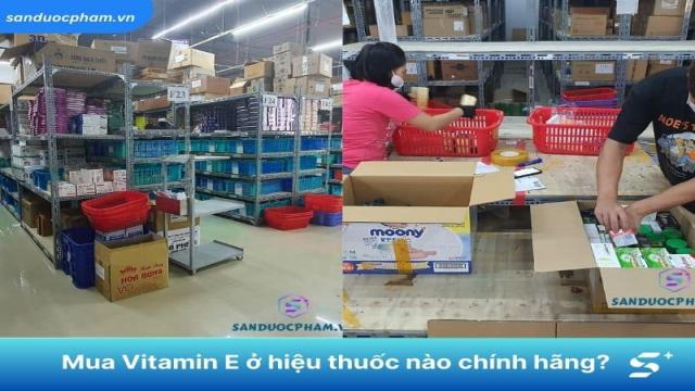 Mua Vitamin E ở hiệu thuốc nào chính hãng