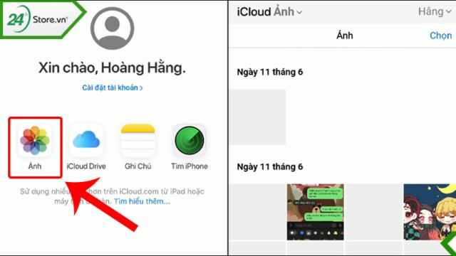 Cách xem ảnh trên iCloud như thế nào?