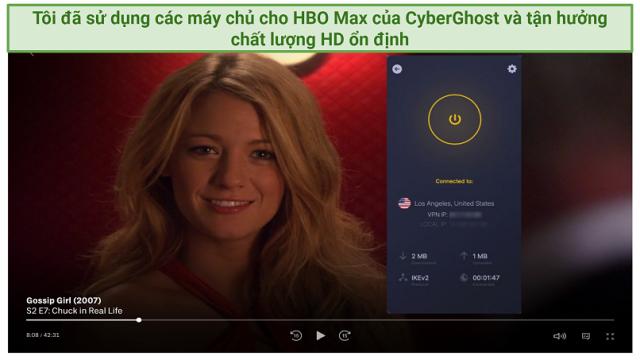 Watching Gossip Girl on HBO Max using CyberGhost