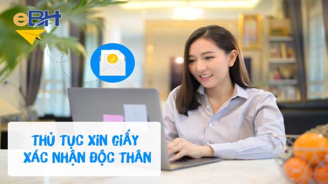 Xin cấp giấy xác nhận độc thân online