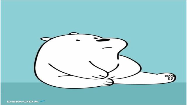 Hình nền gấu trắng we bare bears dễ thương cho điện thoại