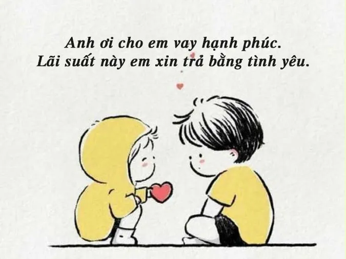 Stt thả thính ngọt ngào 8