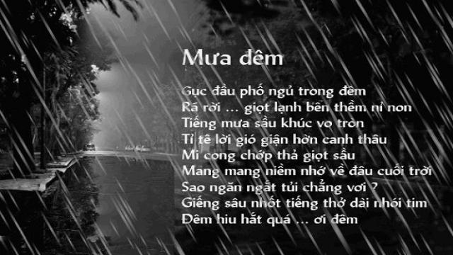 stt mưa buồn