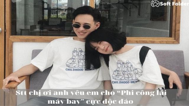 Stt chị ơi anh yêu em cho “Phi công lái máy bay" cực độc đáo