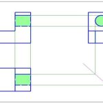 Bài 3: Thực hành Vẽ các hình chiếu của vật thể đơn giản