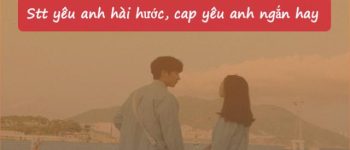 Stt yêu anh hài hước, cap yêu anh ngắn hay